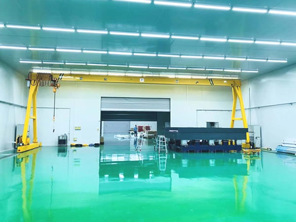 成華牌可移動帶滑軌電動龍門吊架